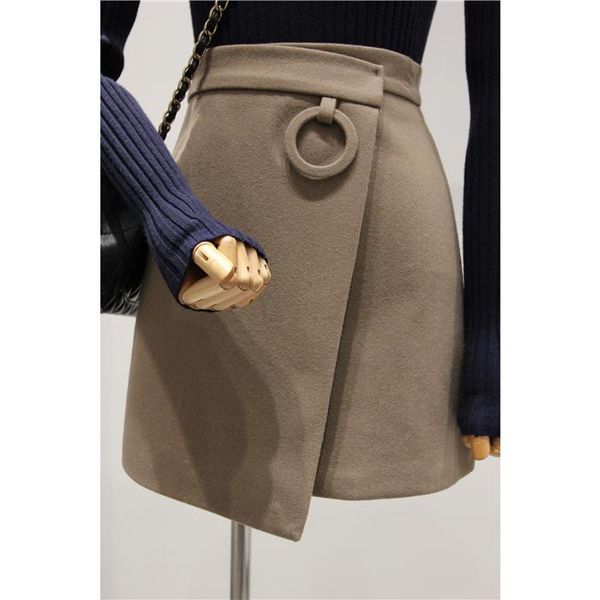 lolita faldas lanon wool skirts womens skirt real winter women's decorative asymmetric autumn ladies high waist a word, Black
lolita faldas lanon wool skirts womens skirt real winter women's decorative asymmetric autumn ladies high waist a word, Black