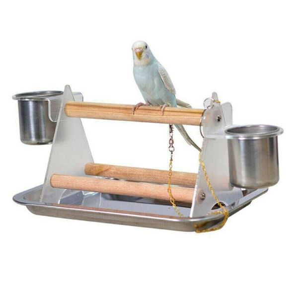 parrot bird table feeder with 2 bowl for macaw perch stand play breeds 35*13*14cm sliver pet product cages
parrot bird table feeder with 2 bowl for macaw perch stand play breeds 35*13*14cm sliver pet product cages