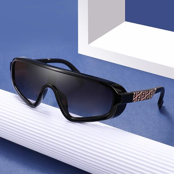 sunglasses ladies sun glasses for women fashion one-piece lens anti reflection windproof uv400, White;black
sunglasses ladies sun glasses for women fashion one-piece lens anti reflection windproof uv400, White;black