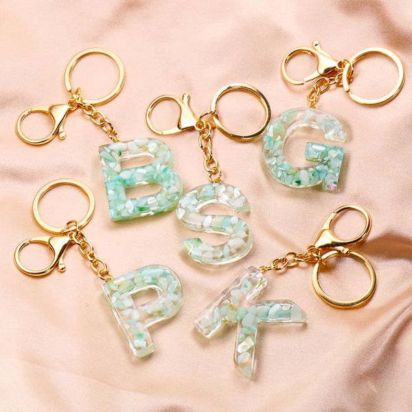 fashion 26 letters resin keychains for women green stone bag pendant key chains charms handbag accessories car key rings gifts, Slivery;golden
fashion 26 letters resin keychains for women green stone bag pendant key chains charms handbag accessories car key rings gifts, Slivery;golden