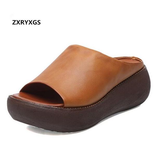 famous fish mouth summer leather sandals platform wedges slippers comfort soft cowhide casual women shoes, Black
famous fish mouth summer leather sandals platform wedges slippers comfort soft cowhide casual women shoes, Black