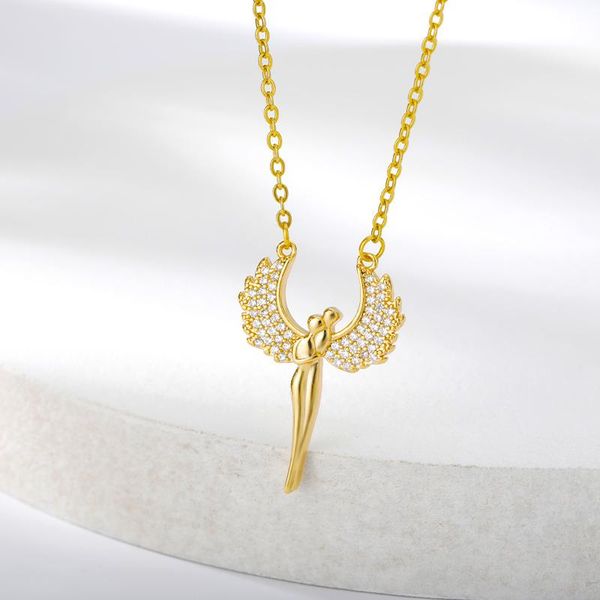 pendant necklaces zircon angel lucky for women minimalist wing chain necklace jewelry anniversary gift female 2021, Silver
pendant necklaces zircon angel lucky for women minimalist wing chain necklace jewelry anniversary gift female 2021, Silver