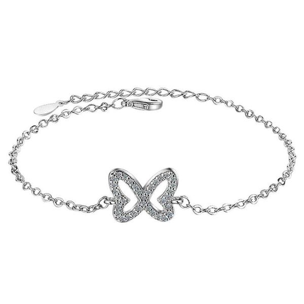 link, chain women's round romantic bracelet shaped silver adjustable jewelry gift of love (bow tie), Black
link, chain women's round romantic bracelet shaped silver adjustable jewelry gift of love (bow tie), Black