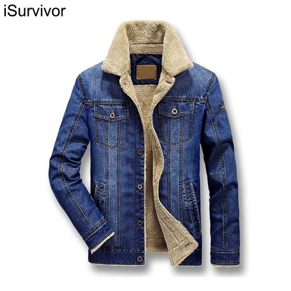 

isurvivor men denim jeans jackets coats jaqueta masculina male casual fashion slim fitted spring thick hombre 211217, Black;brown