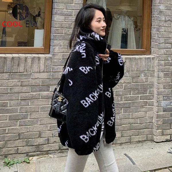 women's fur & faux ptslan 2021 original wool outerwear winter fashion good quality short stand collar p7958, Black
women's fur & faux ptslan 2021 original wool outerwear winter fashion good quality short stand collar p7958, Black