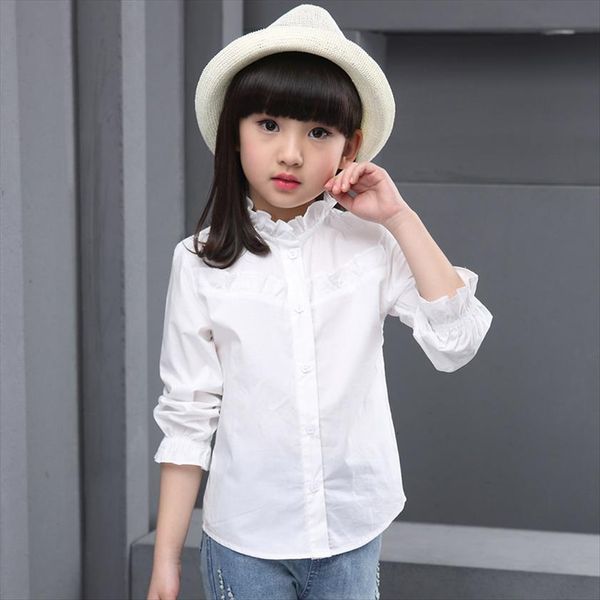 white girls shirts for school full sleeve o neck girl blouses solid teenager kids children clothing clothes bs083, White;black
white girls shirts for school full sleeve o neck girl blouses solid teenager kids children clothing clothes bs083, White;black