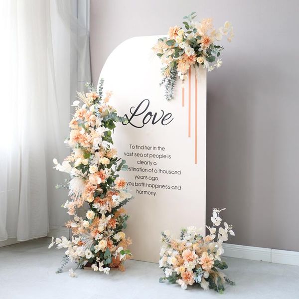 decorative flowers & wreaths champagne powder vintage wedding theme floral arrangement arch flower stand display home party layout backdrop
decorative flowers & wreaths champagne powder vintage wedding theme floral arrangement arch flower stand display home party layout backdrop