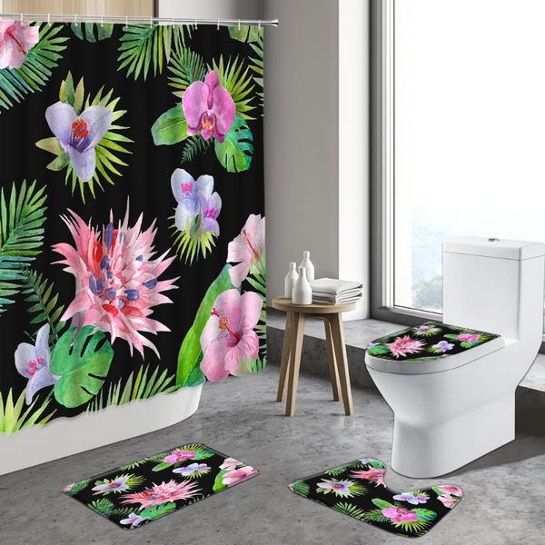 shower curtains color tropical floral curtain green leaf plant flower home decor bathroom 4pcs set with rug toilet bath mat indoor carpet
shower curtains color tropical floral curtain green leaf plant flower home decor bathroom 4pcs set with rug toilet bath mat indoor carpet