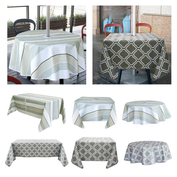 table cloth oilproof polyester fitted outdoor patio w/ umbrella hole coffee cover for garden backyard family gatherings
table cloth oilproof polyester fitted outdoor patio w/ umbrella hole coffee cover for garden backyard family gatherings