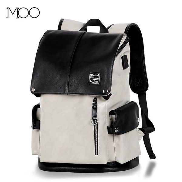 backpack 15.6 inch men's fashion casual student large capital waterproof leather man school bag male usb charging bags
backpack 15.6 inch men's fashion casual student large capital waterproof leather man school bag male usb charging bags