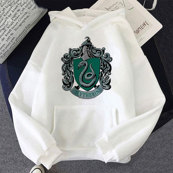 women's hoodies & sweatshirts slytherin badge hoodie sudaderas moletom harajuku aesthetic white women 2021 winter fashion y2k casual s, Black
women's hoodies & sweatshirts slytherin badge hoodie sudaderas moletom harajuku aesthetic white women 2021 winter fashion y2k casual s, Black