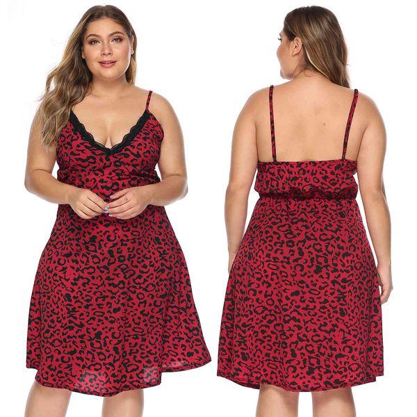 women's plus size home large leopard print open ba lace strap 1055
women's plus size home large leopard print open ba lace strap 1055