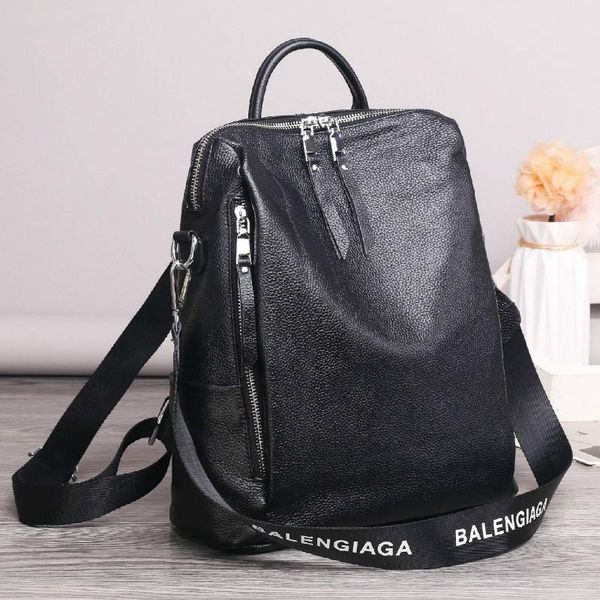 outdoor bags 2021 cowhide 100% genuine leather black women backpack vintage travel notebook schoolbag for girls daily holiday knapsack
outdoor bags 2021 cowhide 100% genuine leather black women backpack vintage travel notebook schoolbag for girls daily holiday knapsack