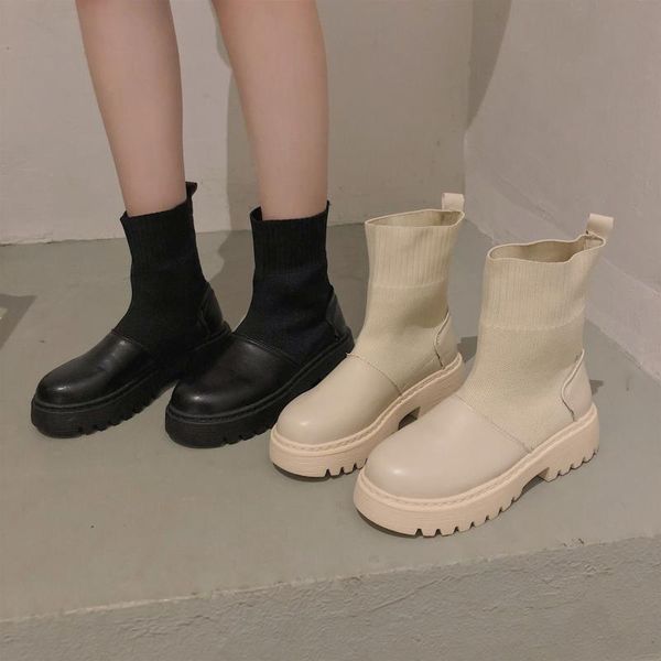 boots women knitted ladies comfortable thick bottom female ankle casual warm shoes woman slip on fashion, Black
boots women knitted ladies comfortable thick bottom female ankle casual warm shoes woman slip on fashion, Black