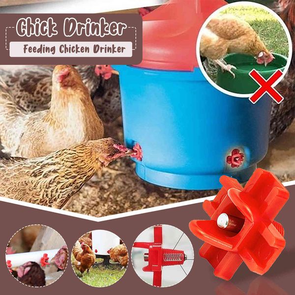 1/12/20/30 poultry nipple drinking cups integrated chicken hangin'cups with tube nipple balls birds feed waterer
1/12/20/30 poultry nipple drinking cups integrated chicken hangin'cups with tube nipple balls birds feed waterer