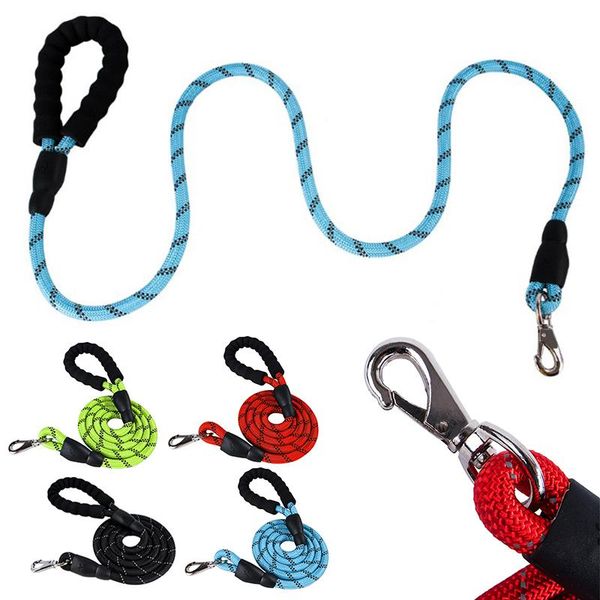 dog collars & leashes harness strong leash with comfortable padded handle and highly reflective threads for medium large dogs
dog collars & leashes harness strong leash with comfortable padded handle and highly reflective threads for medium large dogs
