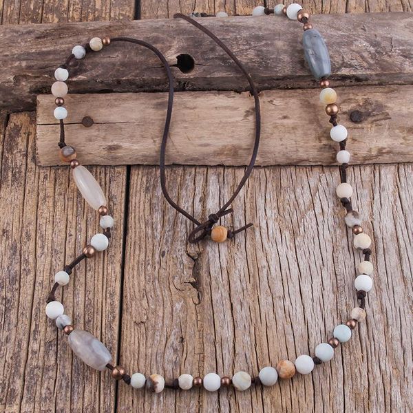 pendant necklaces rh fashion bohemian jewelry accessory long natural stones amazonite besd for women gift, Silver
pendant necklaces rh fashion bohemian jewelry accessory long natural stones amazonite besd for women gift, Silver