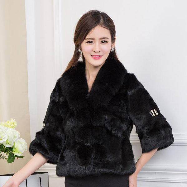 women's fur & faux natural 2021 collar real coat female full pelt coats women winter warm jacket overcoat wyq829 s, Black
women's fur & faux natural 2021 collar real coat female full pelt coats women winter warm jacket overcoat wyq829 s, Black