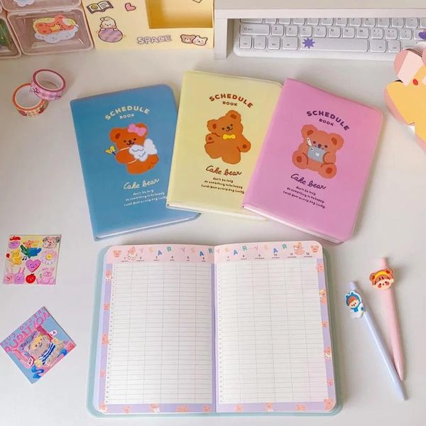 notepads a5 kawaii bear journals for girls study planner notebook 2021 agenda student diary writing, Purple;pink
notepads a5 kawaii bear journals for girls study planner notebook 2021 agenda student diary writing, Purple;pink