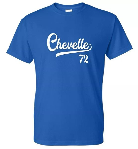 Chevelle 72 Tail Script T-Shirt 1972 Lowrider Race Car Tee Many Sizes & Colors, White;black
Chevelle 72 Tail Script T-Shirt 1972 Lowrider Race Car Tee Many Sizes & Colors, White;black
