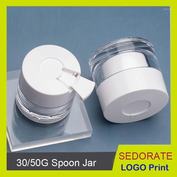 storage bottles & jars sedorate 5 pcs/lot 30gwhite plastic jar for cosmetics cream 30ml with spoon makeup travel container packaging xmxe01-
storage bottles & jars sedorate 5 pcs/lot 30gwhite plastic jar for cosmetics cream 30ml with spoon makeup travel container packaging xmxe01-
