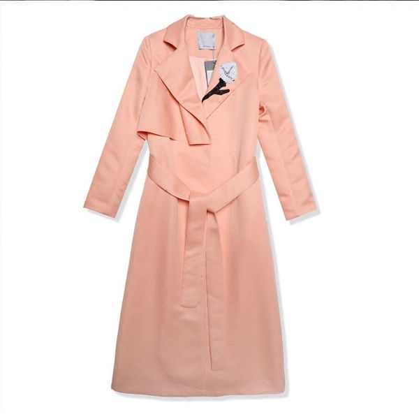 women's trench coats long fashion coat with belt spring autumn windbreaker europe america trend female overcoat wyq1382, Tan;black
women's trench coats long fashion coat with belt spring autumn windbreaker europe america trend female overcoat wyq1382, Tan;black