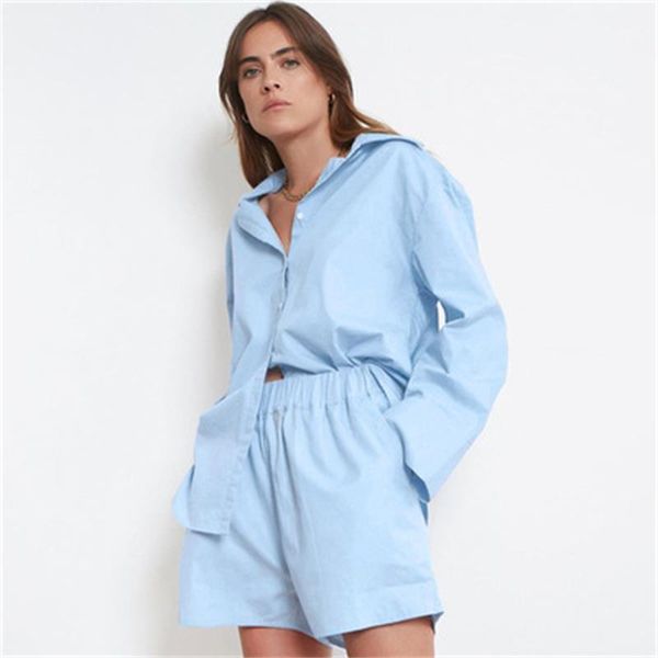 women's tracksuits women tracksuit shorts sets long sleeve shirt and high waisted two piece set turn-down collar loose loung wear, Gray
women's tracksuits women tracksuit shorts sets long sleeve shirt and high waisted two piece set turn-down collar loose loung wear, Gray