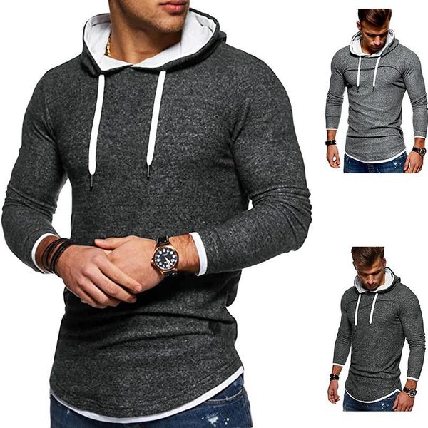 men's t-shirts 2021 stitching solid casual trendy men tshirt long sleeve cotton round neck t shirt for male tee shirts homme blo, White;black
men's t-shirts 2021 stitching solid casual trendy men tshirt long sleeve cotton round neck t shirt for male tee shirts homme blo, White;black