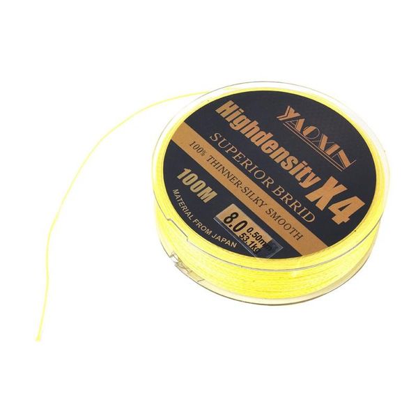fishing line pe multilament braid lines wire smoother floating yellow 100 meters 4 strands braided
fishing line pe multilament braid lines wire smoother floating yellow 100 meters 4 strands braided