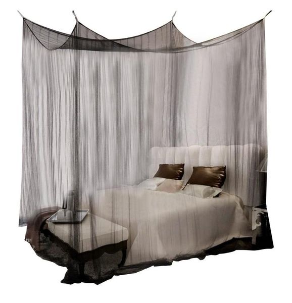 mosquito net zerodis black white for double four corner bed post canopy full queen king size bedding
mosquito net zerodis black white for double four corner bed post canopy full queen king size bedding