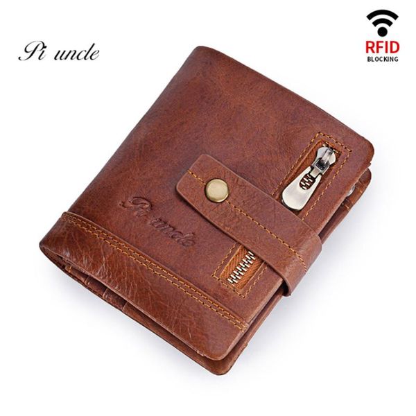 wallets pi uncle men's leather wallet coin purse rfid protection genuine card holder fashion gifts, Red;black
wallets pi uncle men's leather wallet coin purse rfid protection genuine card holder fashion gifts, Red;black