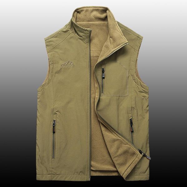men's vests spring and autumn vest loose fashion versatile double-sided sleeveless waistcoat stand collar jacket, Black;white
men's vests spring and autumn vest loose fashion versatile double-sided sleeveless waistcoat stand collar jacket, Black;white