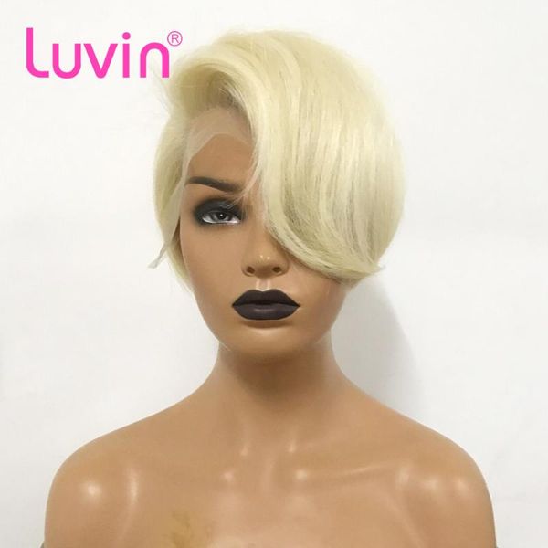 lace wigs luvin t part short bob water pixie cut wig 613 blonde human hair for women straight preplucked bleached knots, Black;brown
lace wigs luvin t part short bob water pixie cut wig 613 blonde human hair for women straight preplucked bleached knots, Black;brown