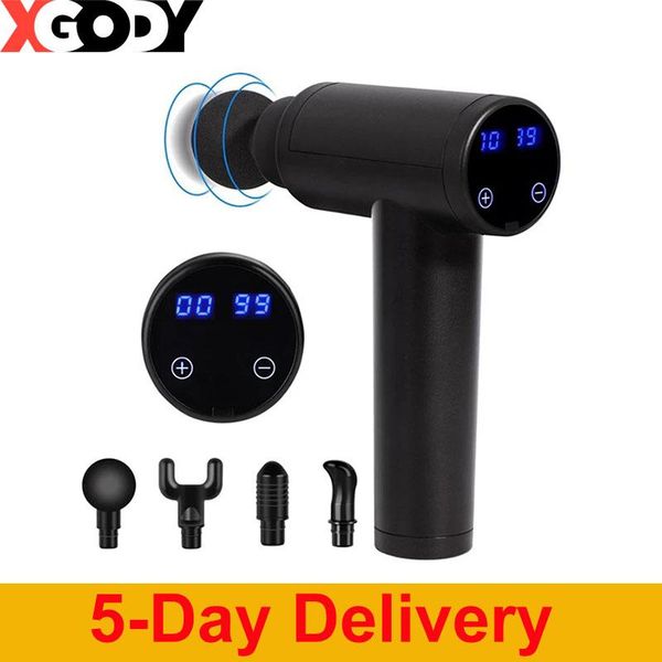 electric tissue massage gun deep muscle massager therapy exercising pain relief body shaping with 6 heads 
electric tissue massage gun deep muscle massager therapy exercising pain relief body shaping with 6 heads