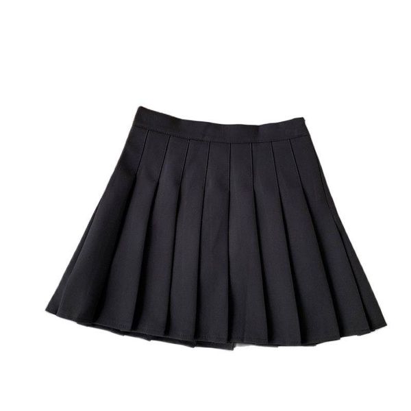 skirts 2021 spring jk uniform pleated skirt college style student plaid female high waist thin a-line black
skirts 2021 spring jk uniform pleated skirt college style student plaid female high waist thin a-line black