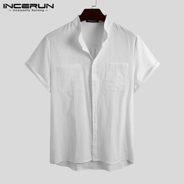 mens solid color stand collar shirts cashual short sleeve pockets camisas man cotton comfortable blusas leisure blouse 7 men's casual, White;black
mens solid color stand collar shirts cashual short sleeve pockets camisas man cotton comfortable blusas leisure blouse 7 men's casual, White;black