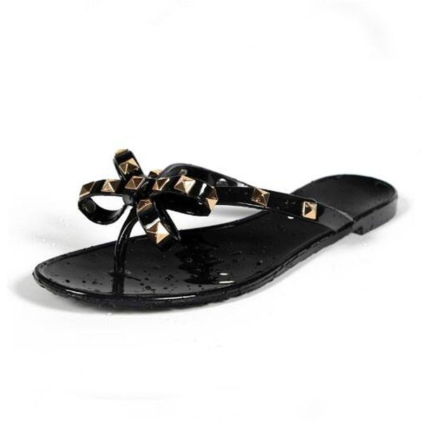 slippers women rivets bowknot flat slipper girls flip flops summer ladies shoes cool beach jelly shoe loafers pretty leisure, Black
slippers women rivets bowknot flat slipper girls flip flops summer ladies shoes cool beach jelly shoe loafers pretty leisure, Black