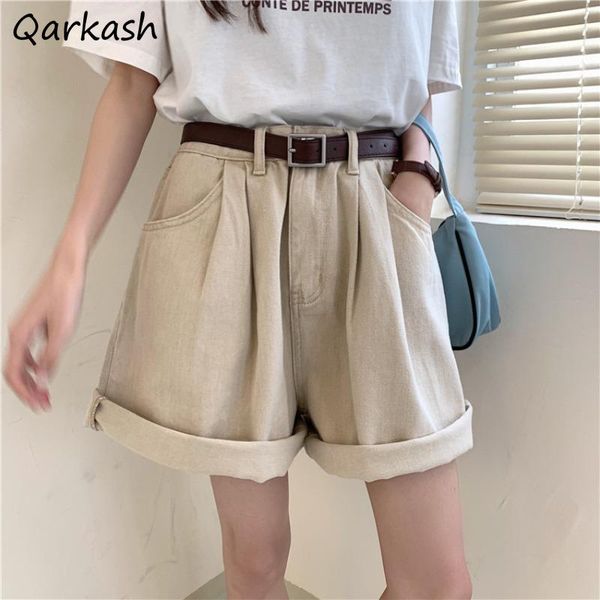 women's shorts women cotton comfortable summer teen japanese preppy style girls all-match denim loose trousers buttons pockets solid in, White;black
women's shorts women cotton comfortable summer teen japanese preppy style girls all-match denim loose trousers buttons pockets solid in, White;black