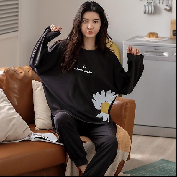 autumn pure black nightwear womens sleepwears winter warm 100% cotton pjs soft satin sleepwear atoff home female silk pajama set, Black;red
autumn pure black nightwear womens sleepwears winter warm 100% cotton pjs soft satin sleepwear atoff home female silk pajama set, Black;red
