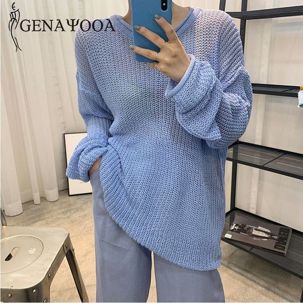 genayooa knitted oversize casual long sleeve o neck pullover sweater women hollow out jumpers ladies korean style 210417, White;black
genayooa knitted oversize casual long sleeve o neck pullover sweater women hollow out jumpers ladies korean style 210417, White;black