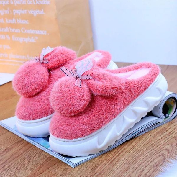 slippers deal winter ladies fuzzy women's warm girls house bedroom shoes pompom indoor zapatilla mujer drop, Black
slippers deal winter ladies fuzzy women's warm girls house bedroom shoes pompom indoor zapatilla mujer drop, Black