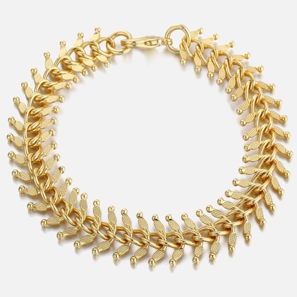 link, chain mens womens bracelet 14mm hammered centipede design link gold filled fashion jewelry gifts 7-9inch dgb275, Black
link, chain mens womens bracelet 14mm hammered centipede design link gold filled fashion jewelry gifts 7-9inch dgb275, Black