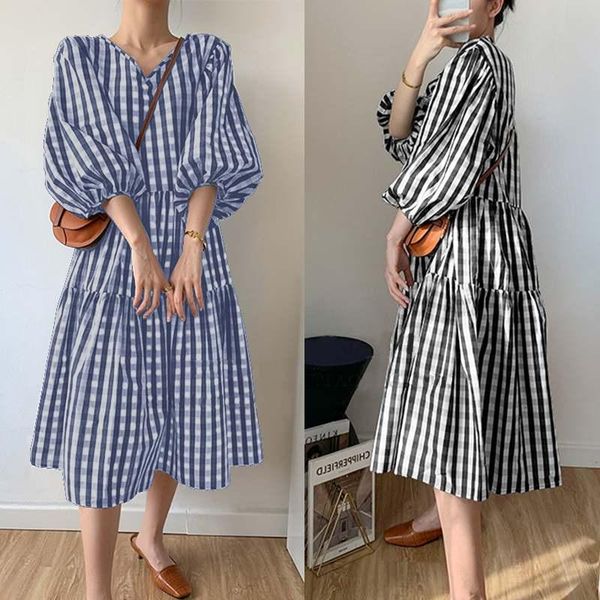 casual dresses zanzea 2021 fashion women's check sundress summer midi dress puff sleeve vestidos female v neck robe femme plus size 5xl, Black;gray
casual dresses zanzea 2021 fashion women's check sundress summer midi dress puff sleeve vestidos female v neck robe femme plus size 5xl, Black;gray