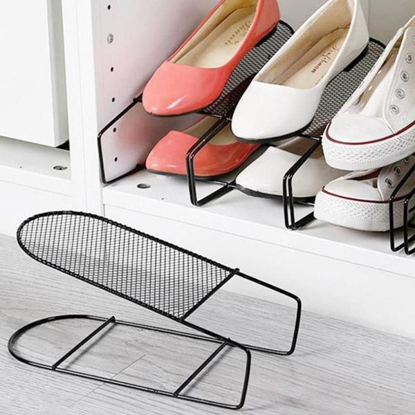 clothing & wardrobe storage iron double shoe rack cabinet stretcher organizer shelves stand for footwear home supplies
clothing & wardrobe storage iron double shoe rack cabinet stretcher organizer shelves stand for footwear home supplies