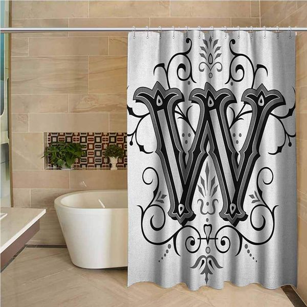 letter w shower curtain set home bathroom decorations 48x72 inch capitalized letter w with symmetrical ornaments abstract
letter w shower curtain set home bathroom decorations 48x72 inch capitalized letter w with symmetrical ornaments abstract