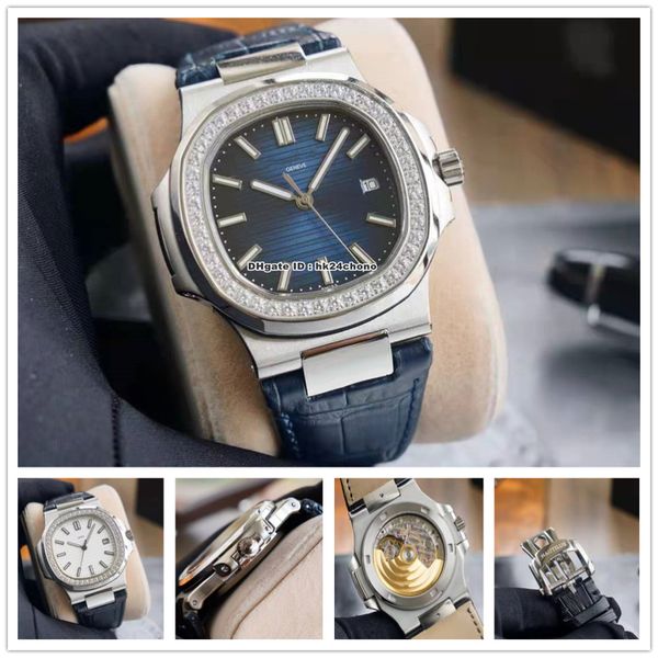 watches yr 5713 40mm nautilus diamond bezel stainless steel cal.324 autoamtic mens watch blue white dial leather strap sports gents wristwat, Slivery;brown
watches yr 5713 40mm nautilus diamond bezel stainless steel cal.324 autoamtic mens watch blue white dial leather strap sports gents wristwat, Slivery;brown