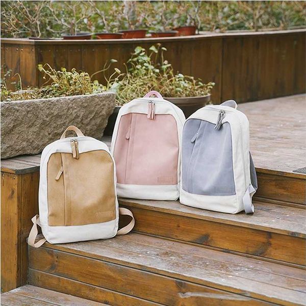 backpack simple color contrast student school bag teenager college style canvas lapoutdoor travel
backpack simple color contrast student school bag teenager college style canvas lapoutdoor travel