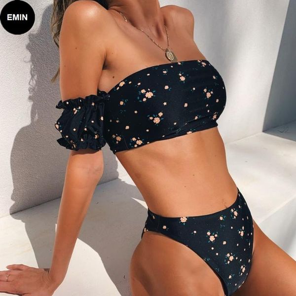 women's swimwear summer sale tube bikini set high waist printed women's swimsuit brazilian beachwear, White;black
women's swimwear summer sale tube bikini set high waist printed women's swimsuit brazilian beachwear, White;black