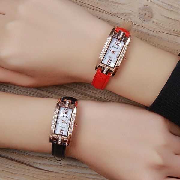 wristwatches fashion women casual quartz wristwatch ladies leather rhinestone small dial rectangle watch female elegant simple dress clock, Slivery;brown
wristwatches fashion women casual quartz wristwatch ladies leather rhinestone small dial rectangle watch female elegant simple dress clock, Slivery;brown