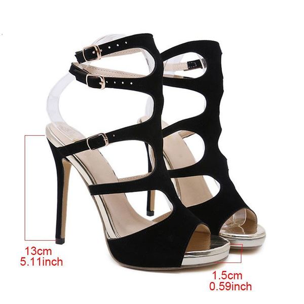 sandals silentsea women fashion buckle hollowing high-heel female black flock wedding stilettos night club pumps hl0a
sandals silentsea women fashion buckle hollowing high-heel female black flock wedding stilettos night club pumps hl0a